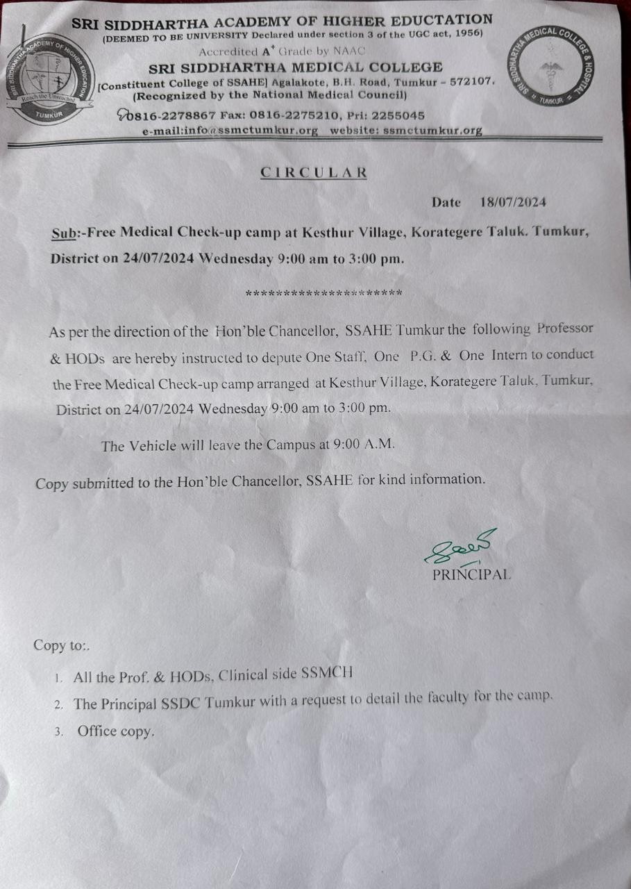 Shri Siddhartha Medical College